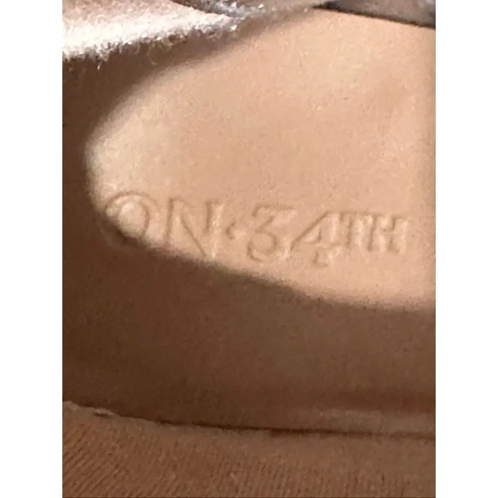 NWT On 34th kitten heel booties
